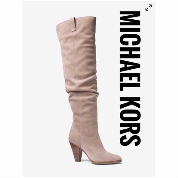 michael kors divia suede boot